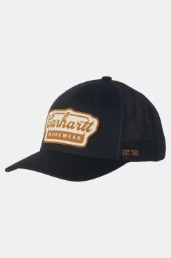 Casquette Rugged Flex™ Twill Mesh-Back Script Patch Cap