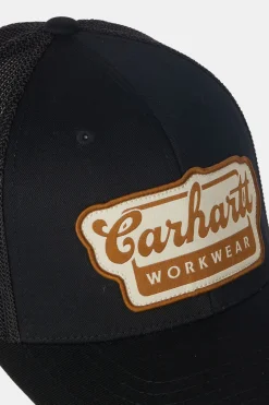Casquette Rugged Flex™ Twill Mesh-Back Script Patch Cap