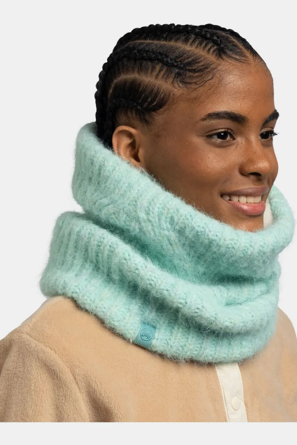 Écharpe Knitted & Fleece Neckwarmer Eyla Mint