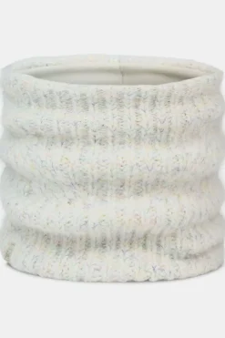 Écharpe Knitted & Fleece Neckwarmer Eyla White