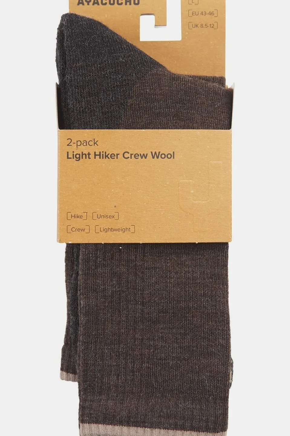 Chaussettes De Randonnée Light Hiker Crew Wool 2-Pack