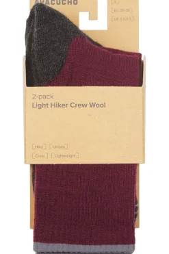 Chaussettes De Randonnée Light Hiker Crew Wool 2-Pack