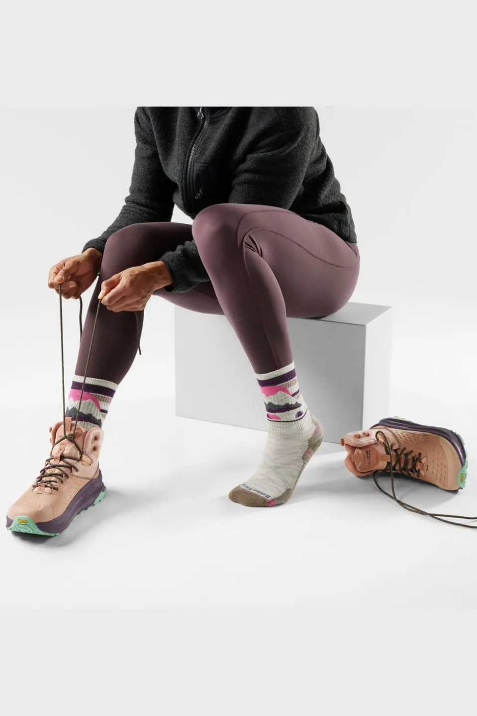 Chaussettes De Randonnée Women's Hike Light Cushion Mountain Moon Crew