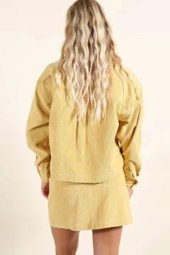 Chemise Cord Cropped