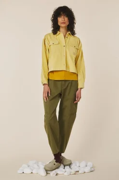 Chemise Cord Cropped