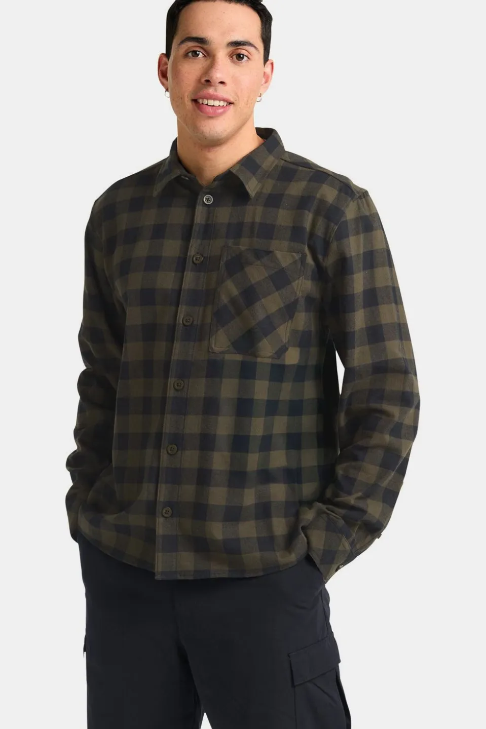 Chemise Lite Flannel Shirt M