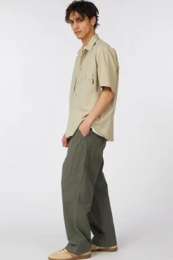 Chemise Pocket Utility Half Shirt