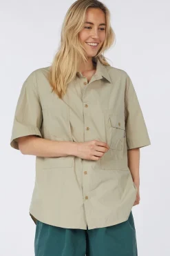Chemise Pocket Utility Half Shirt