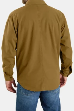 Chemise Rugged Flex™ Relaxed Fit Canvas Fleece-Lined Shirt