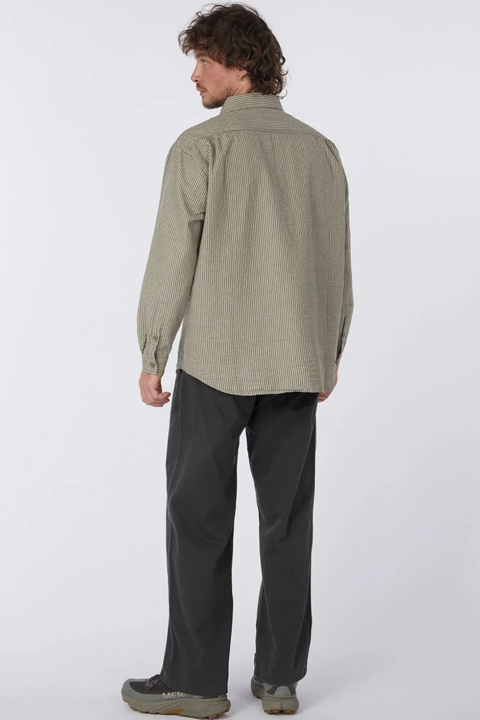 Chemise Stripe Pocket Work Shirt