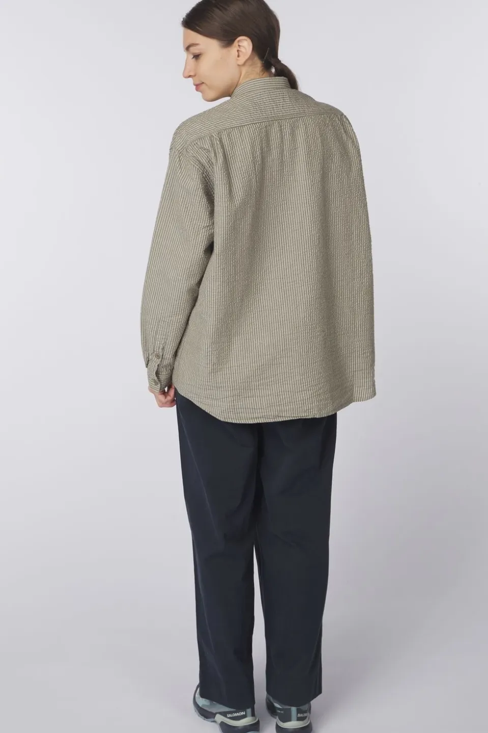Chemise Stripe Pocket Work Shirt