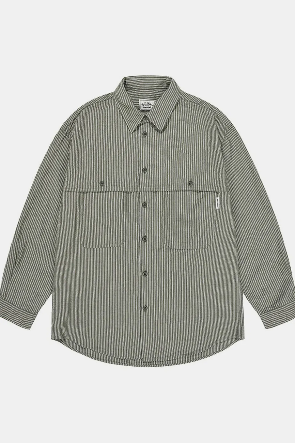 Chemise Stripe Pocket Work Shirt