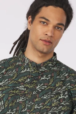 Chemise Way Ripstop Printed Short Sleeve
