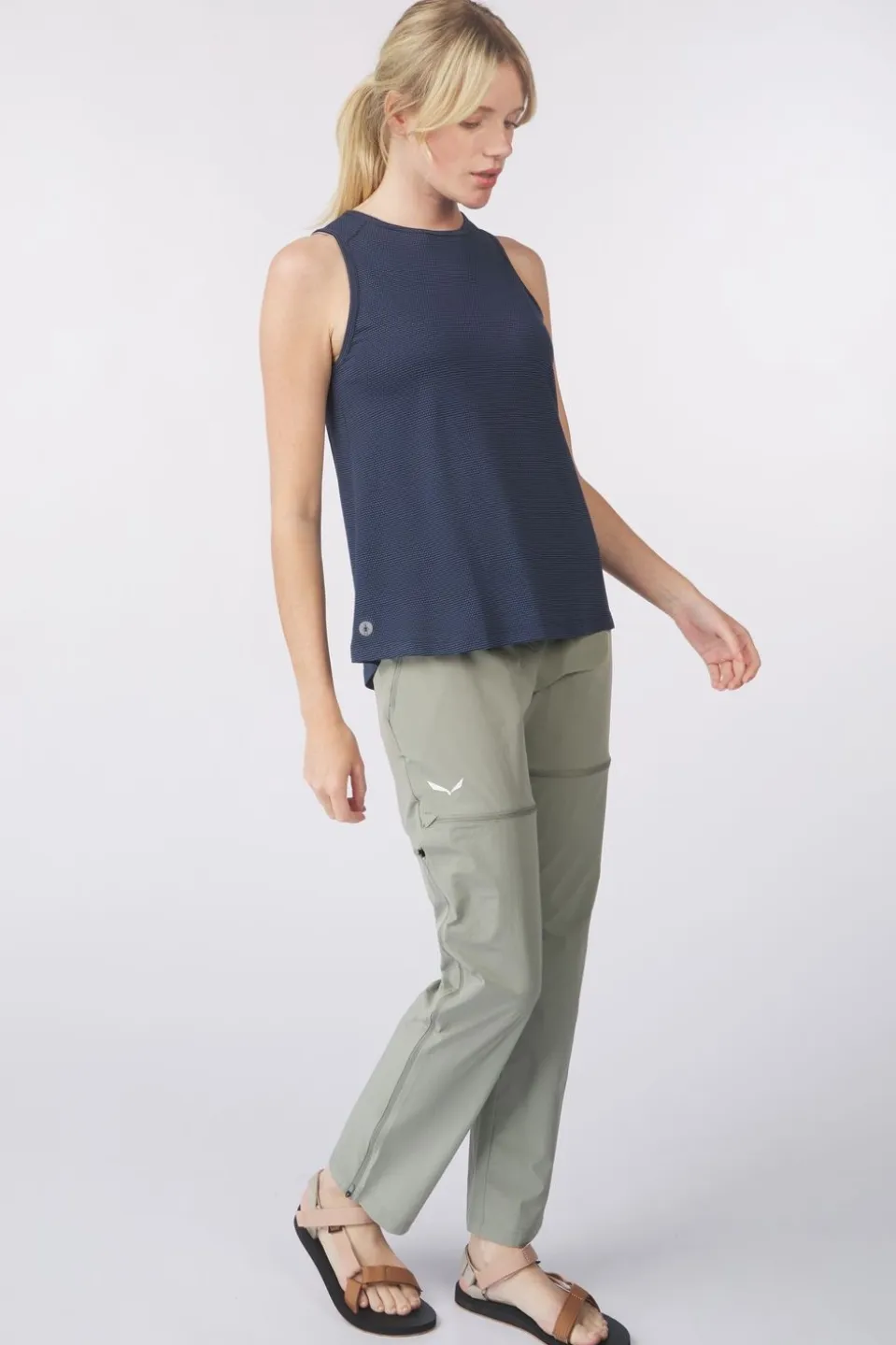Débardeur Women'S Active Mesh High Neck Tank