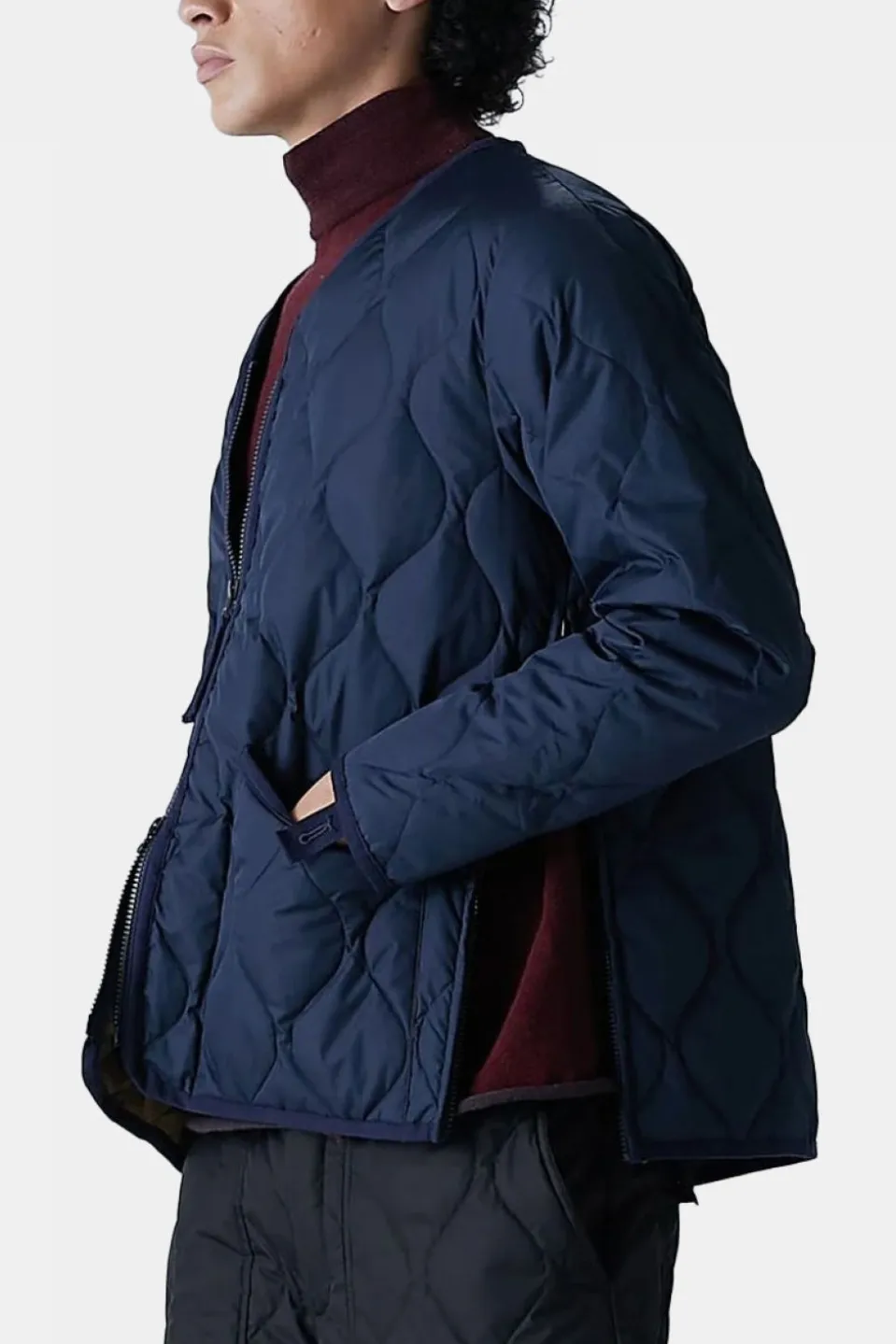 Doudoune Military W-Zip V Neck Down