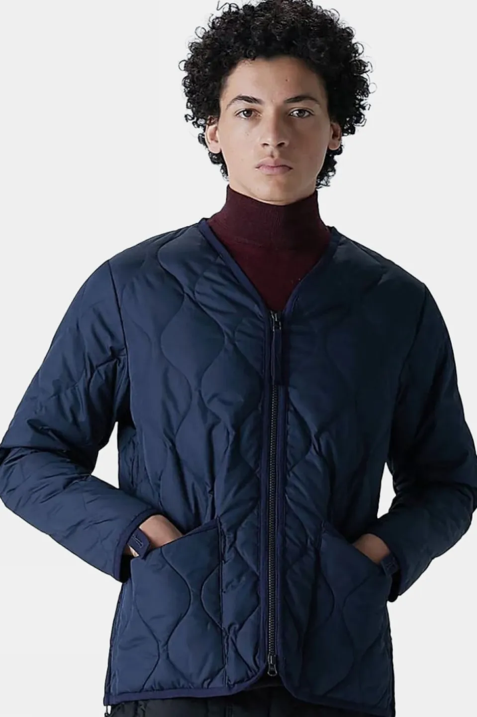 Doudoune Military W-Zip V Neck Down
