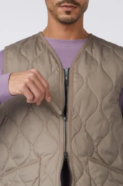 Gilet Military W-Zip V Neck Down Vest