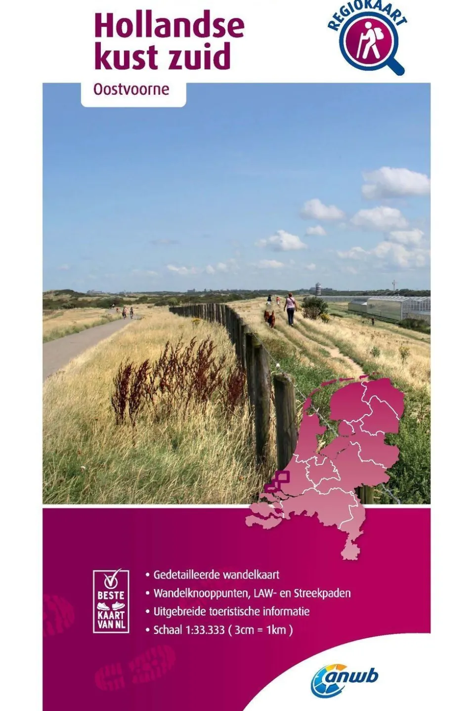 Hollandse Kust Zuid wandelregiokaart