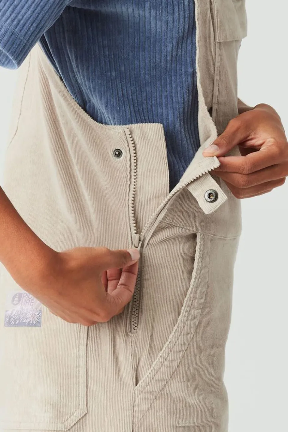 Pantalon Bibee Cord Overalls
