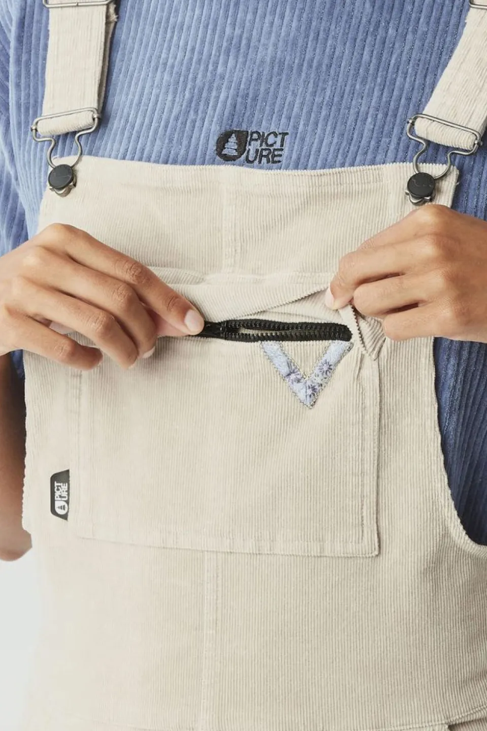 Pantalon Bibee Cord Overalls