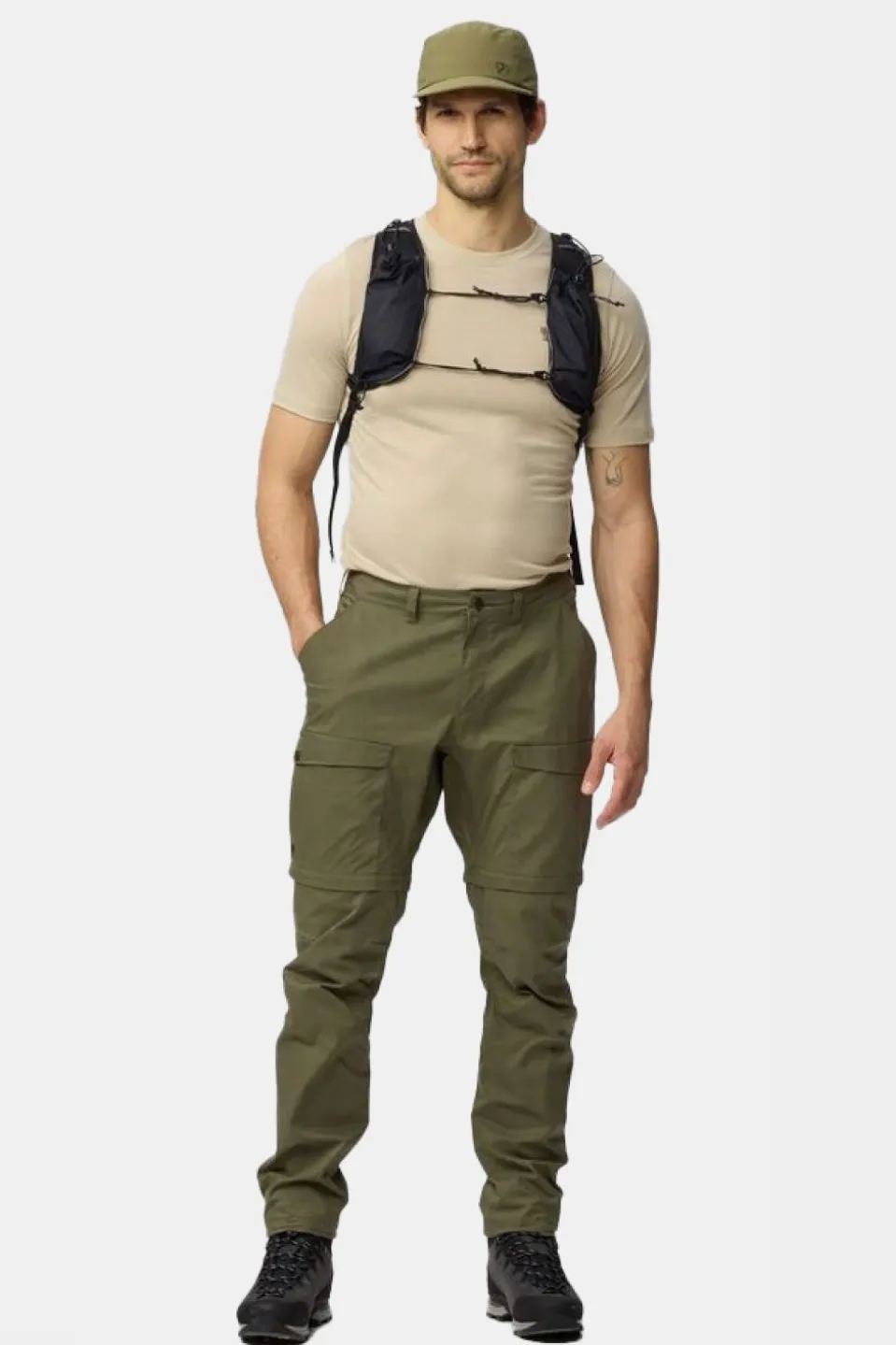 Pantalon Modulable Abisko Hybrid Trail Trs Zip-Off M