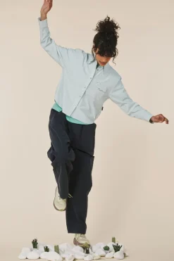 Pantalon One Tuck Wide Fatigue Pants