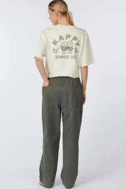 Pantalon One Tuck Wide Fatigue Pants