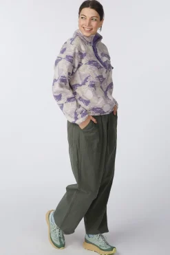 Pantalon One Tuck Wide Fatigue Pants
