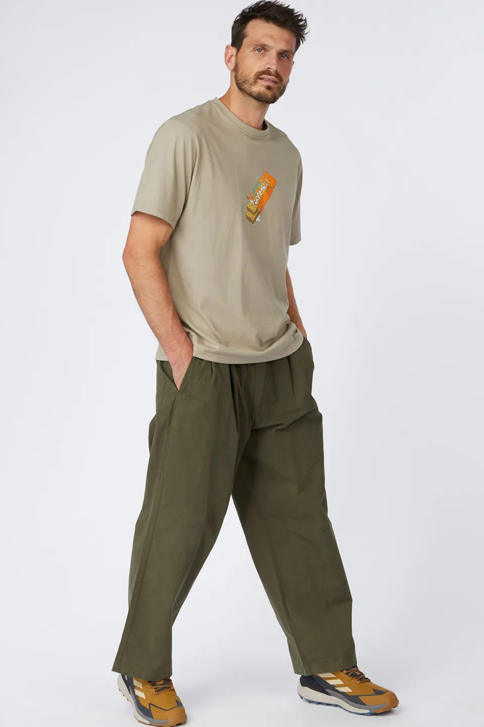 Pantalon Two Tuck Wide