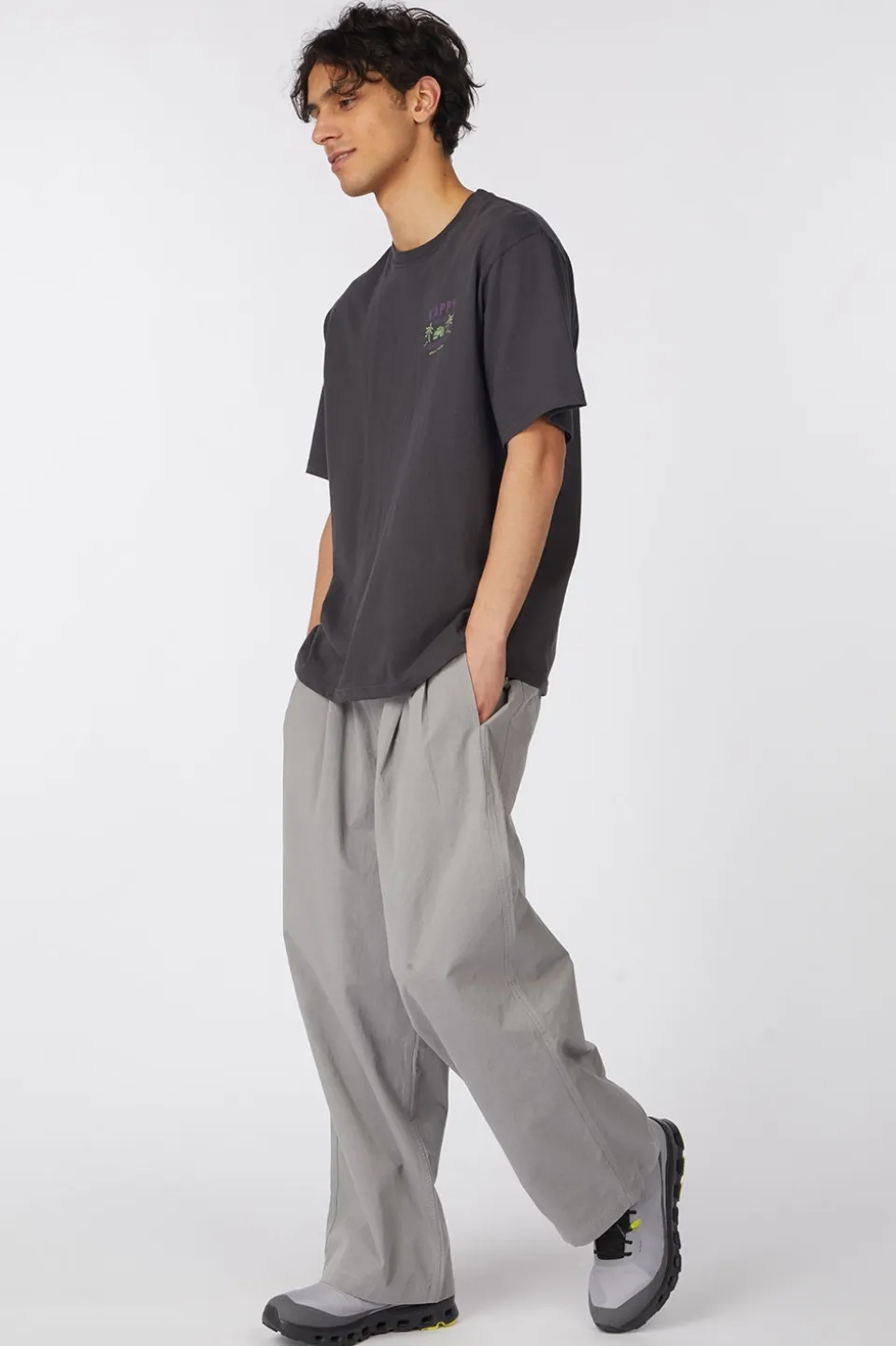 Pantalon Two Tuck Wide Pants