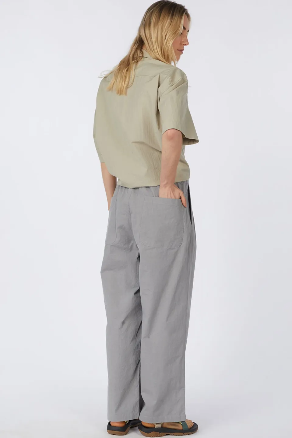 Pantalon Two Tuck Wide Pants