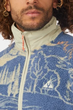 Polaire Coastal Camp Sherpa Fleece Fz M