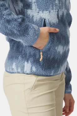 Polaire Flynn Printed 1/2 Zip Fleece W