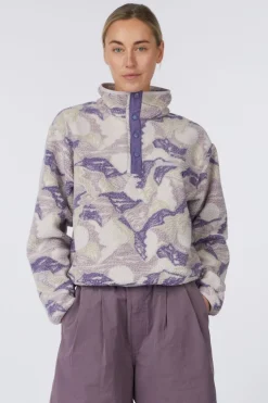 Polaire Helvetia™ II Printed Cropped Half Snap