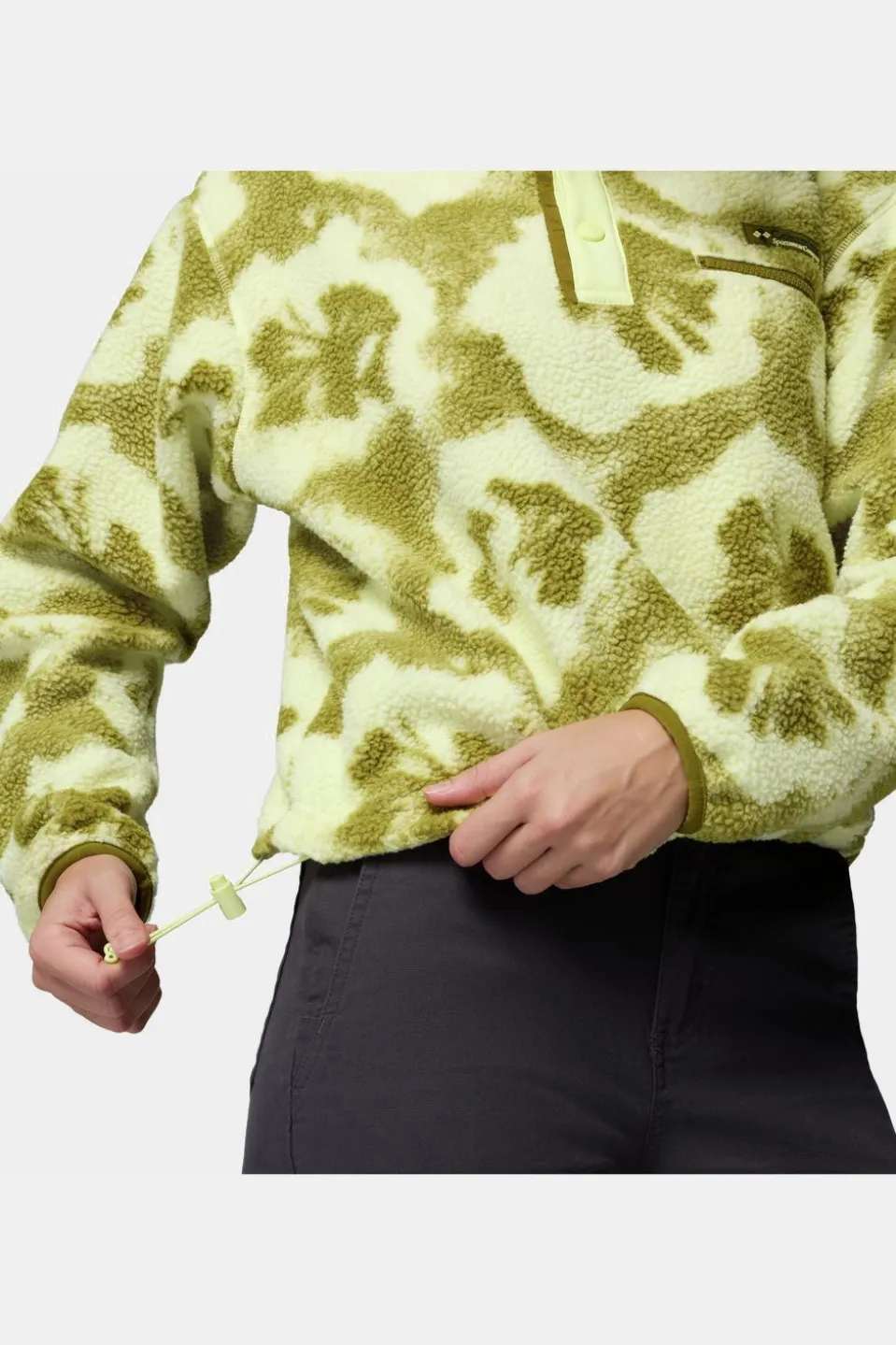 Polaire Helvetia™ II Printed Cropped Half Snap