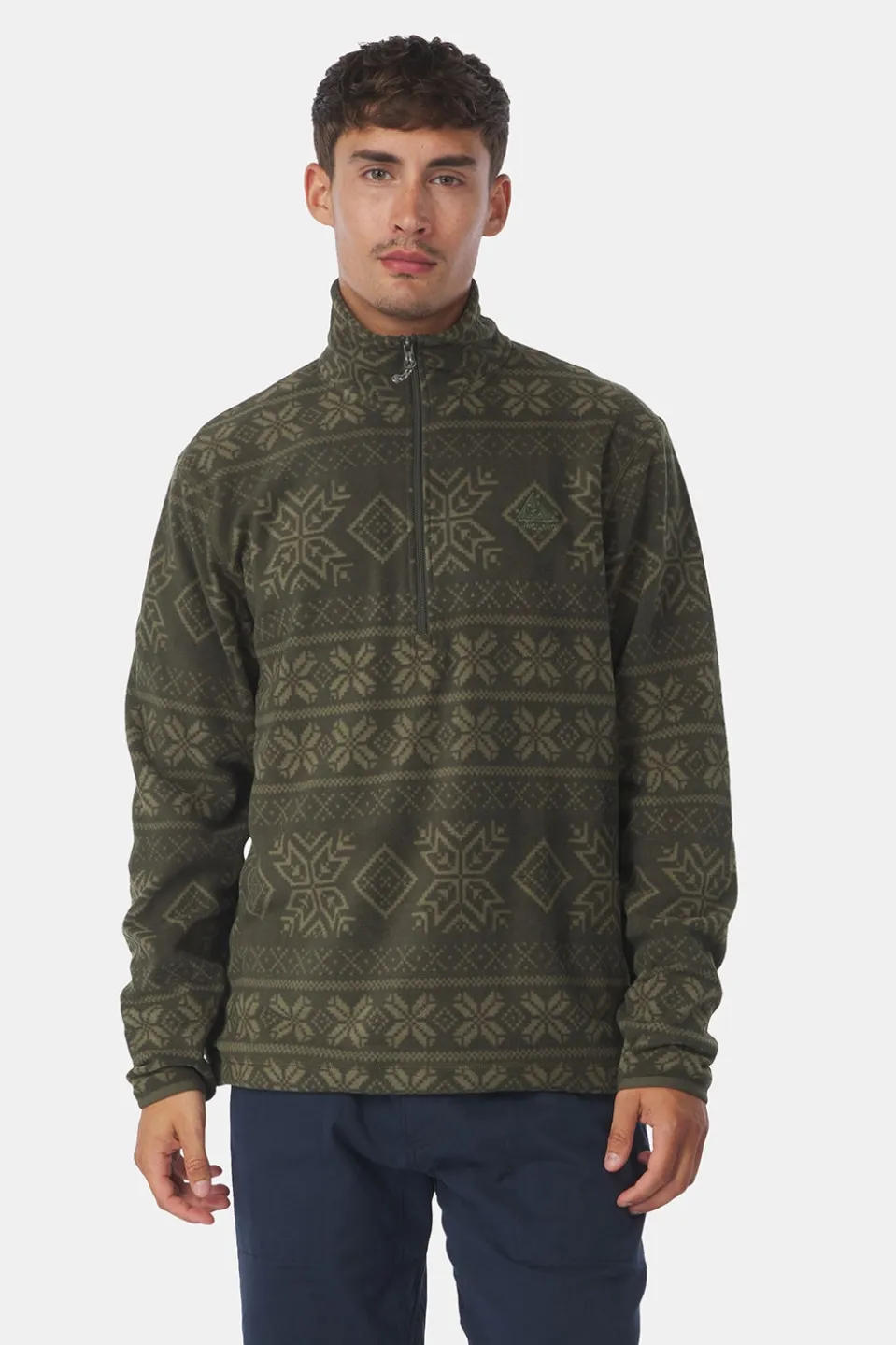 Polaire Inverno Printed Fleece Half Zip M