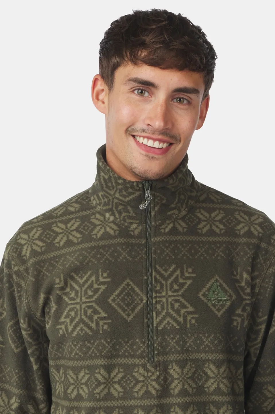 Polaire Inverno Printed Fleece Half Zip M
