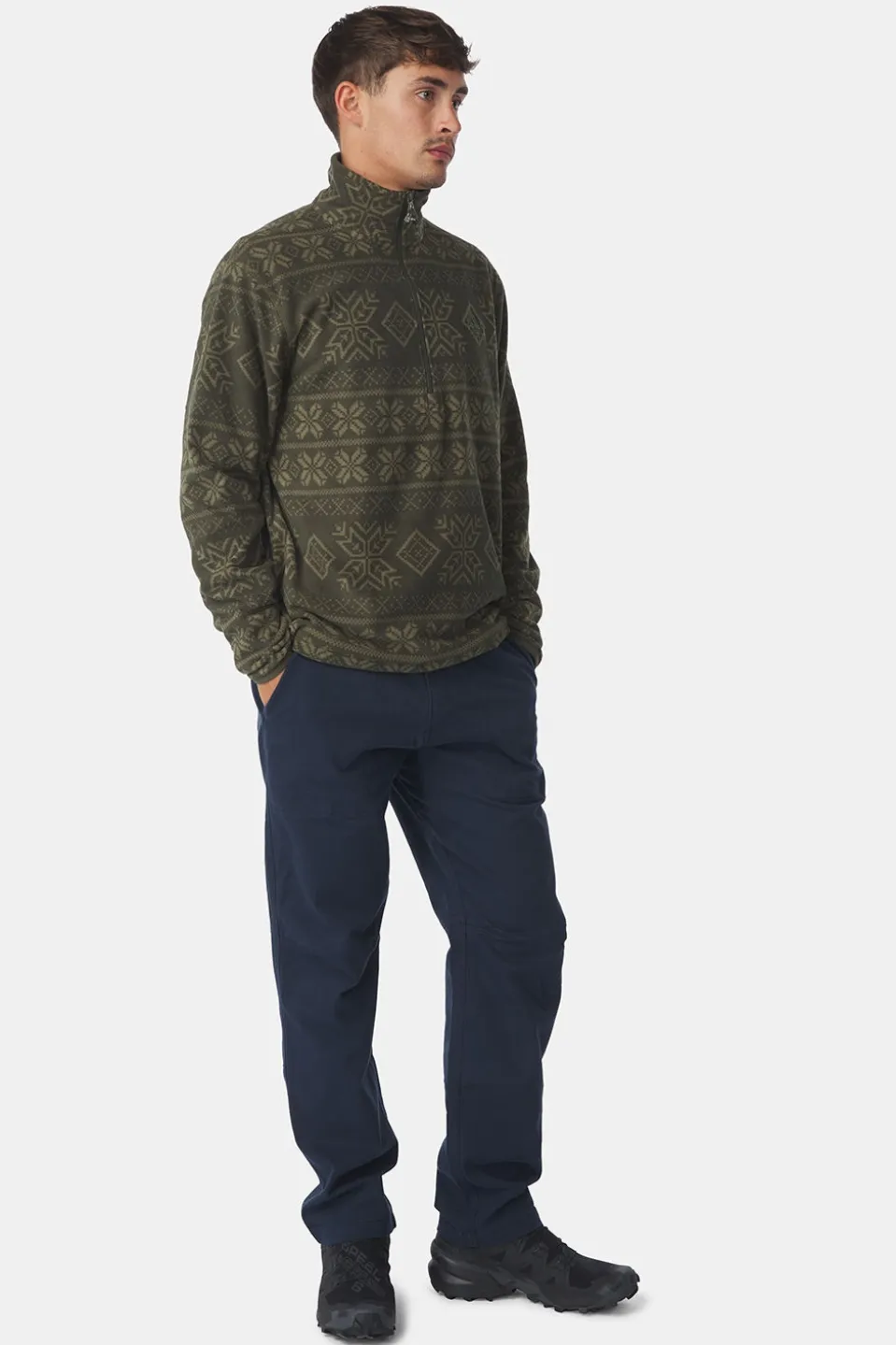 Polaire Inverno Printed Fleece Half Zip M