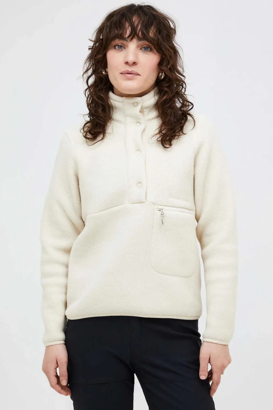 Polaire W Fleece Snap Cardigan