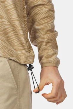 Polaire Wave Printed 1/2 Zip Fleece W