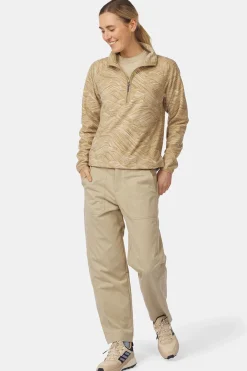 Polaire Wave Printed 1/2 Zip Fleece W