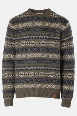 Pull Coniston Fair Isle Crew Neck M