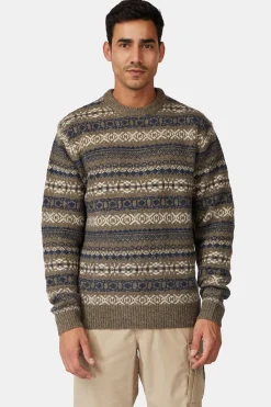 Pull Coniston Fair Isle Crew Neck M