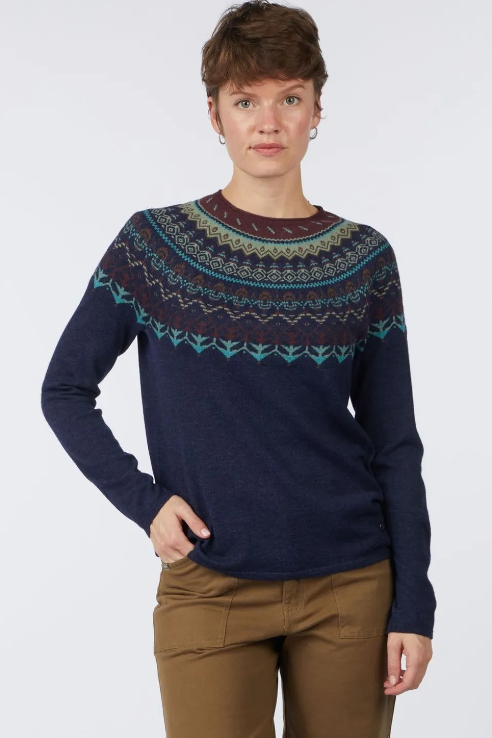Pull Westlands Fairisle Crew