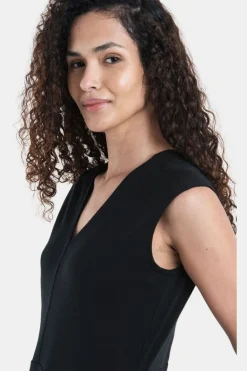 Robe W Mer 200 Granary Sleeveless V Neck Dres