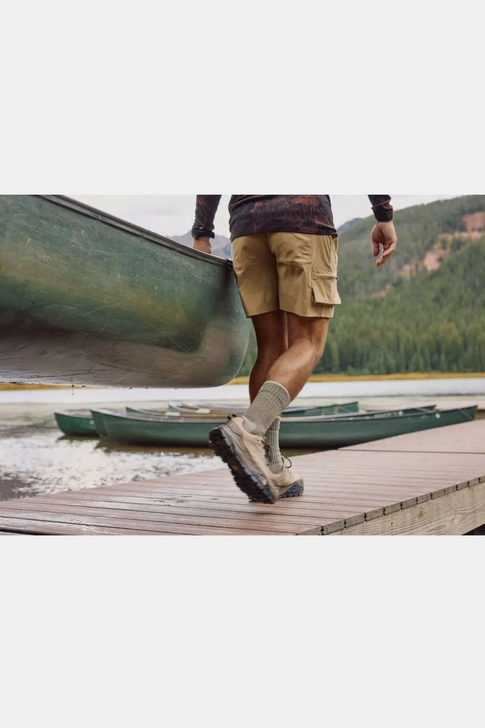 Short Men'S Merino 7" Cargo Hike Short