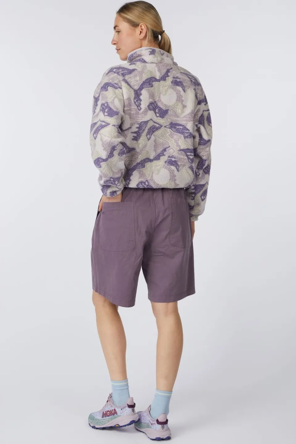 Short Two Tuck Wide Half Pants
