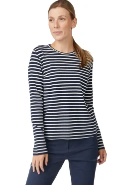 T-Shirt Aira Midweight Striped T-Shirt Ls W