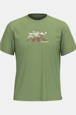 T-Shirt Bear View Short Sleeve Graphic Tee
