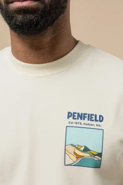 T-Shirt Block Landscape Graphic S/S T-Shirt